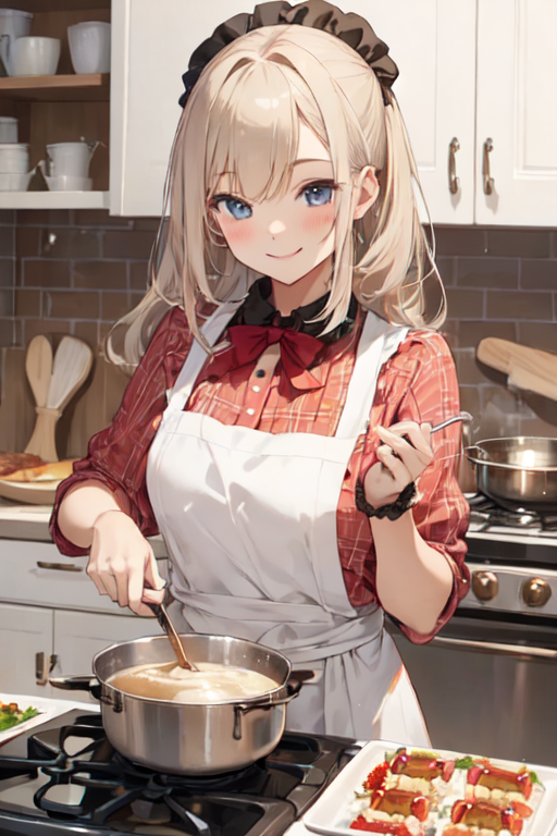 AI Art: Kitchen maid by @bula600