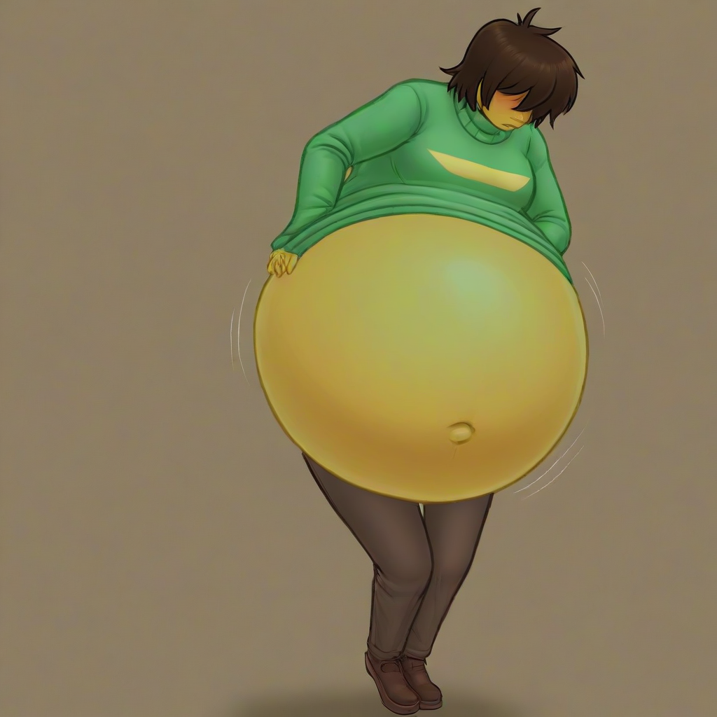 AI Art: Kris belly inflation by @someoddperson | PixAI