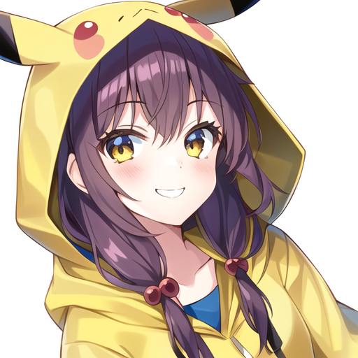 Anime girl cheap pikachu hoodie