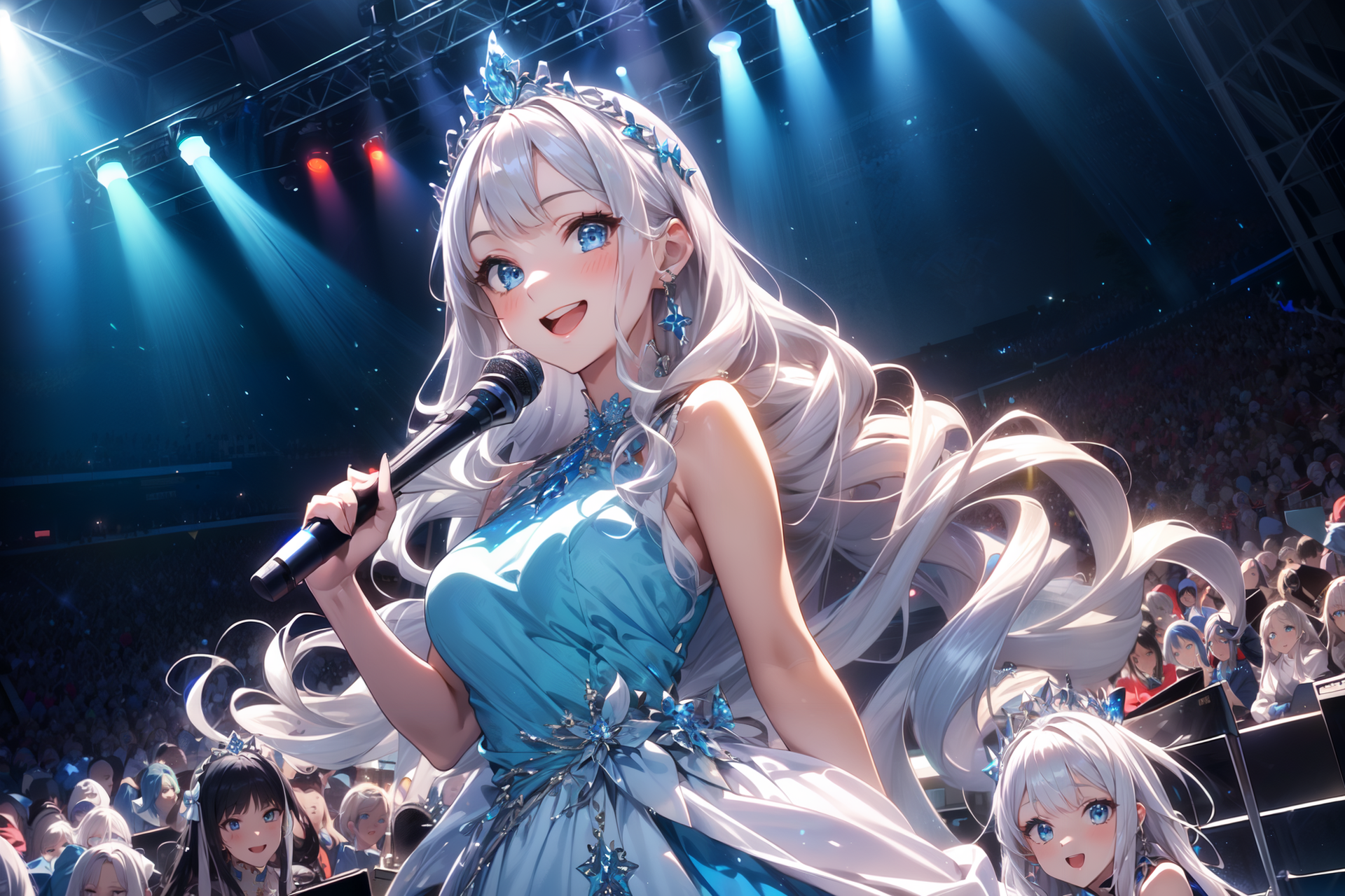 AI Art: Goddess Inori singer for her fans by @Asteria 公主 | PixAI