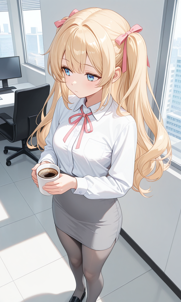 Camilla at office