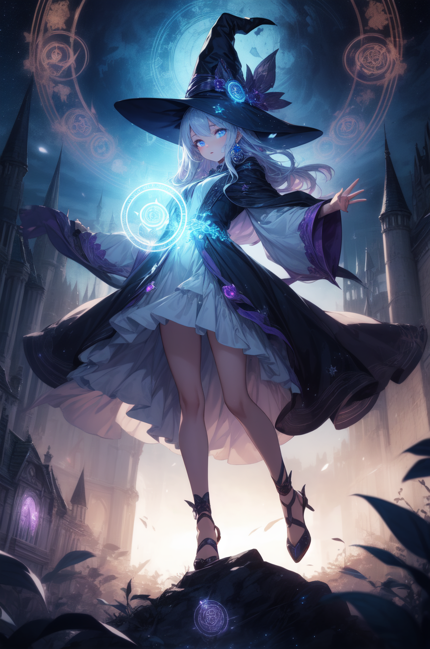 AI Art: Witch by @Potee | PixAI