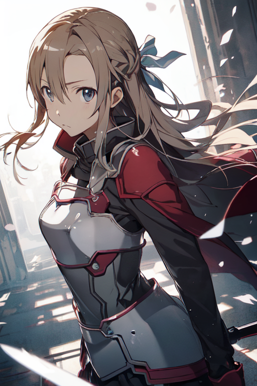 AI Art: Yuuki Asuna by @Phi