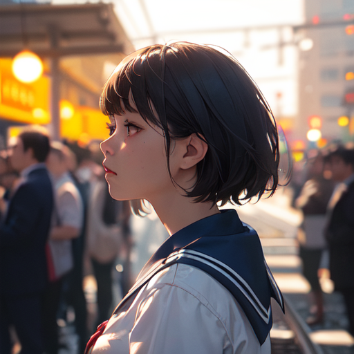 AI Art: 隣の奥さんと若かりし頃に会った気がする by @zunow cine 13mm f1.1 | PixAI