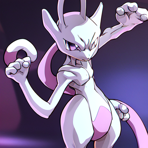 AI Art LoRA Model: Mewtwo - Pokemon