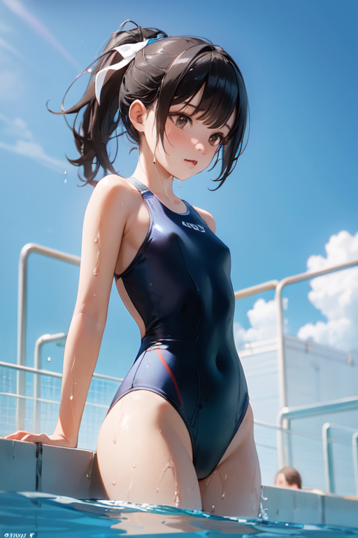 AI Art swim suit by bukman PixAI