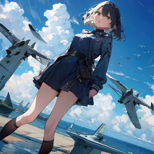 AI Art: 空軍少女230920-01 by @OKC | PixAI