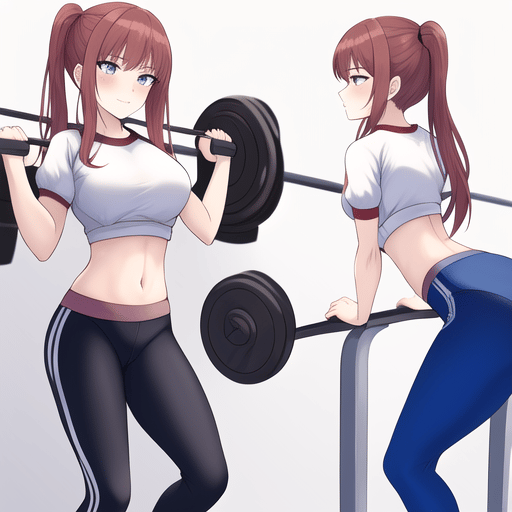 Fit Girl - AI Art: AI Artwork by @user-1578919862358621151 | PixAI