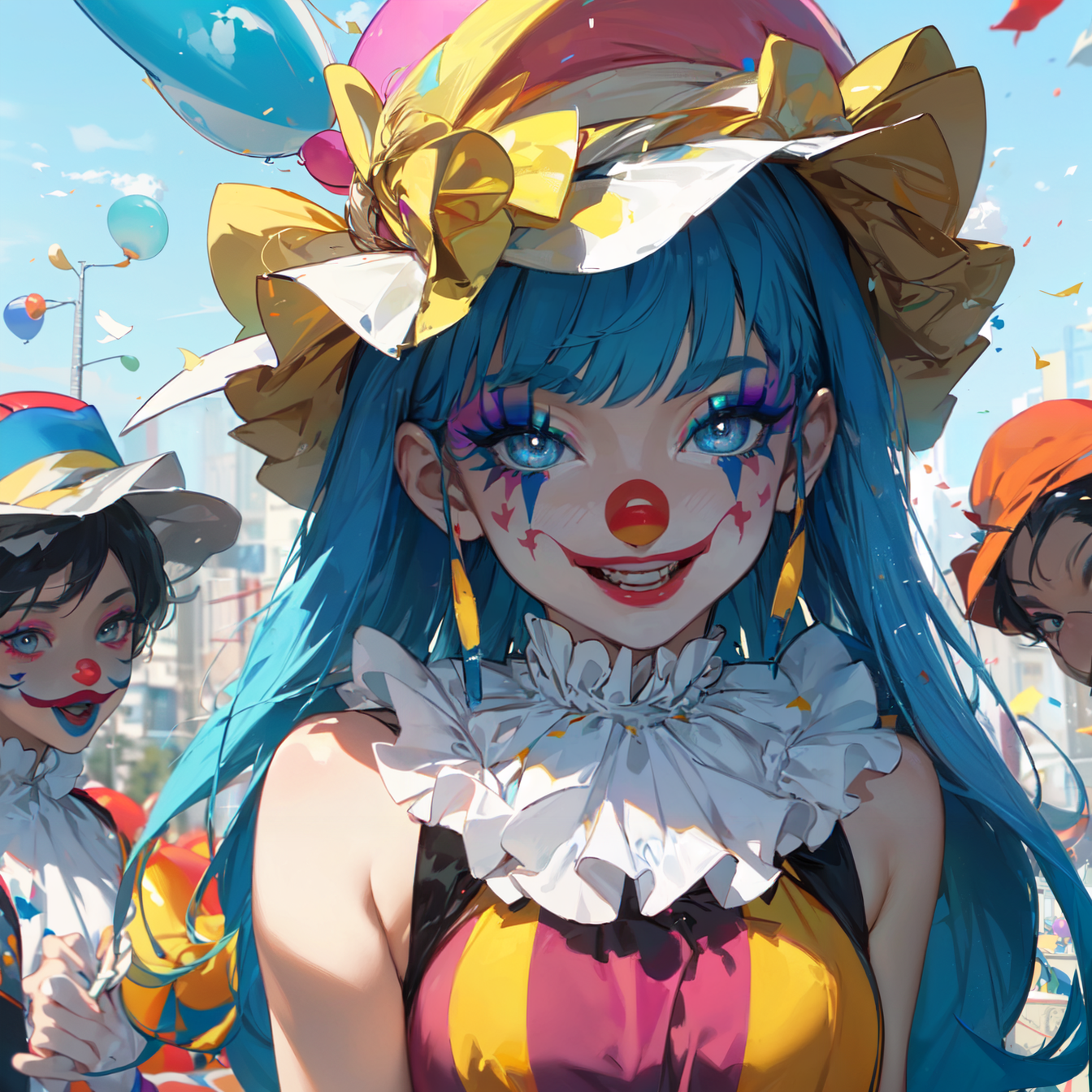 AI Art: Lady Clown by @猪突 | PixAI