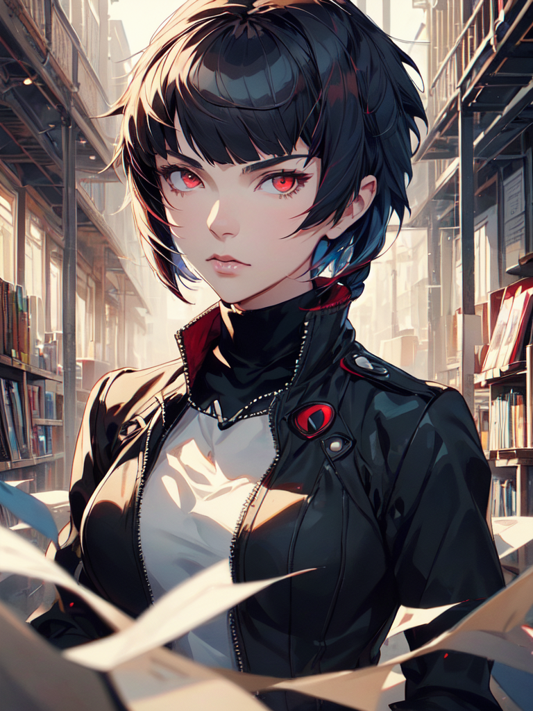 AI Art: Makoto Niijima - Persona 5 by @skaeps | PixAI