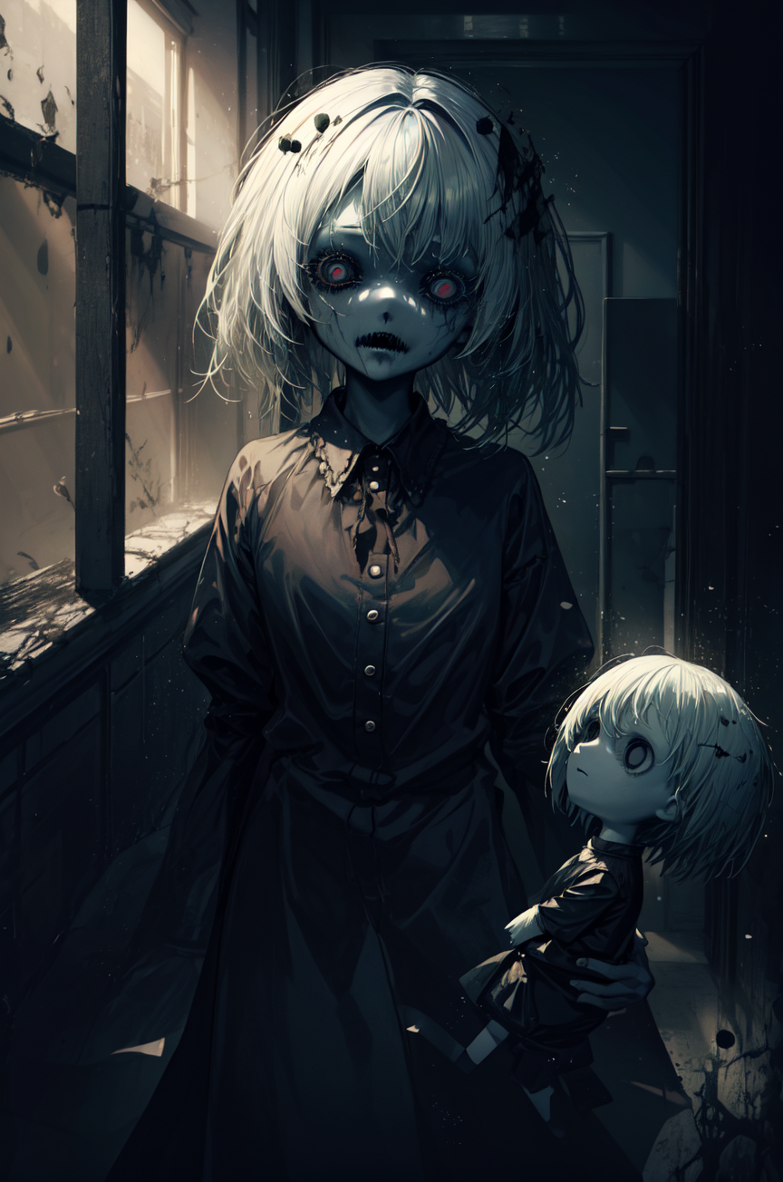 Creepy anime doll online