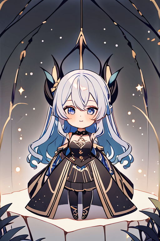 ai美少女　ロリ AI Art: ちびキャラ練習 by @一 般人(ニノマエ ハント) | PixAI
