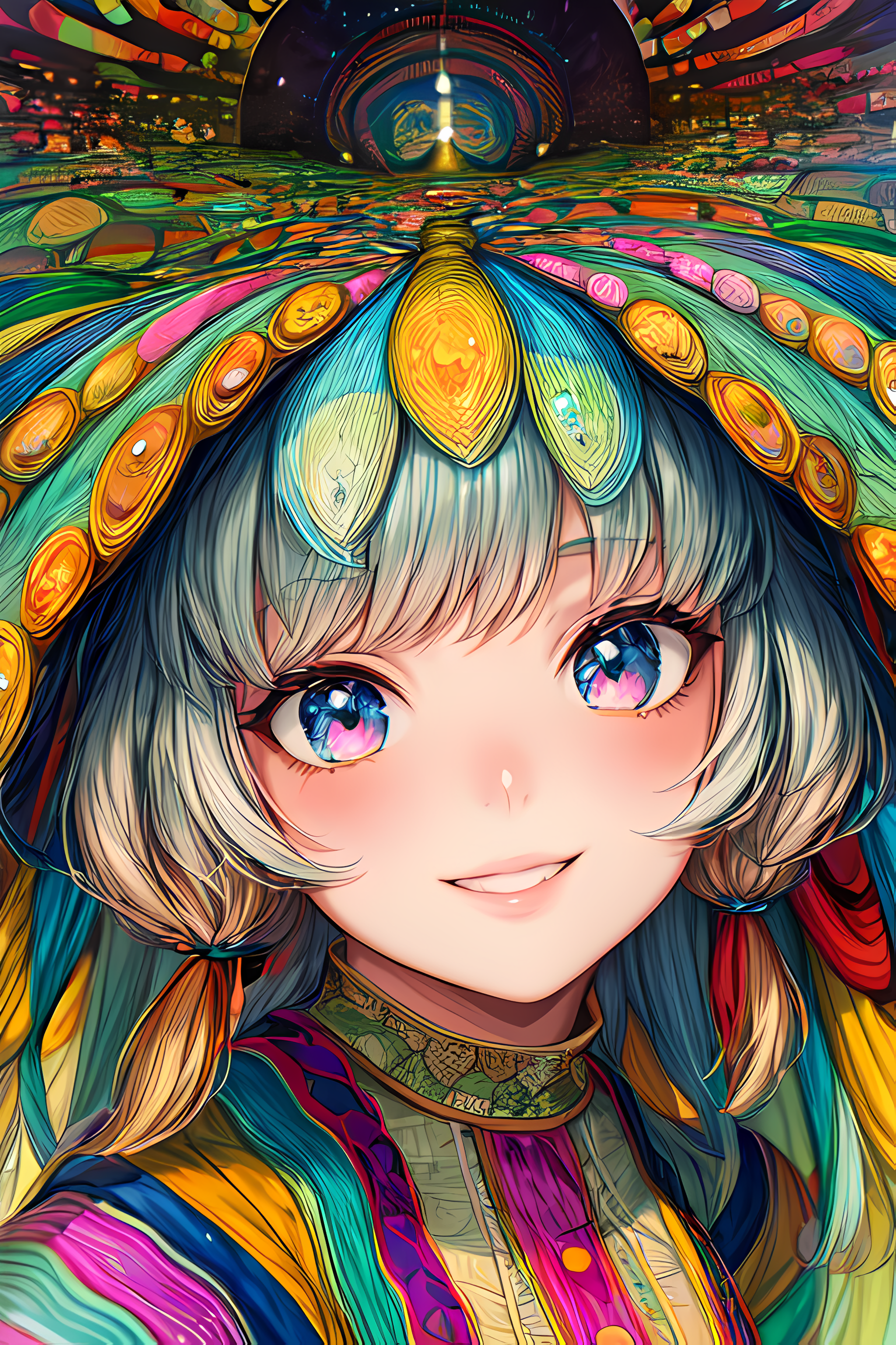 AI Art: Hello⸜(*ˊᗜˋ*)⸝ by @羽癒 | PixAI