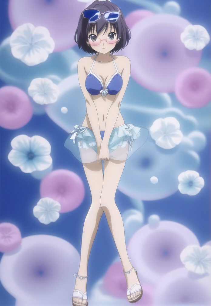 Underwear Anime Girl Small Poster