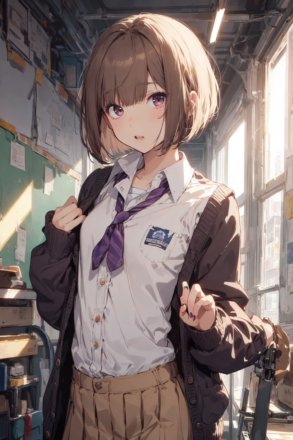 AI Art: school girl by @TEST | PixAI