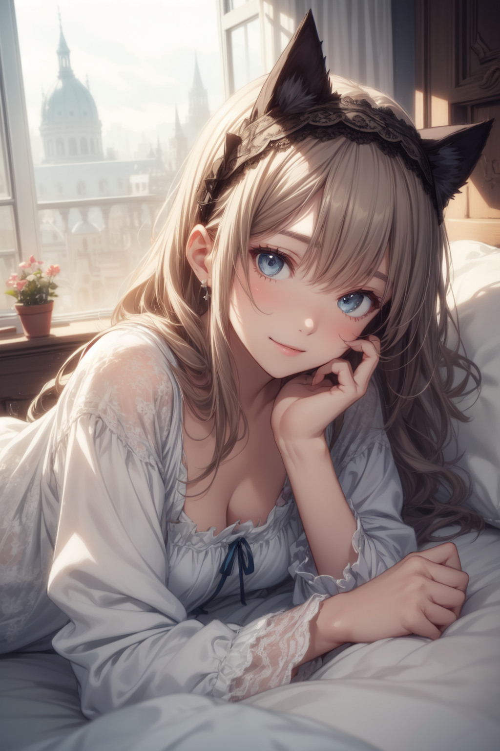 Anime girl nightgown sale