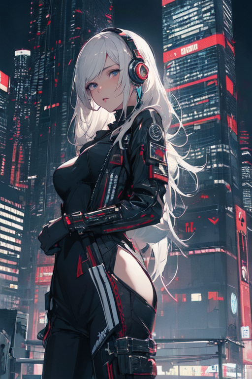 A.I. Anime Artbook - Cyberpunk: 80+ Pages of Beautiful Imagery for