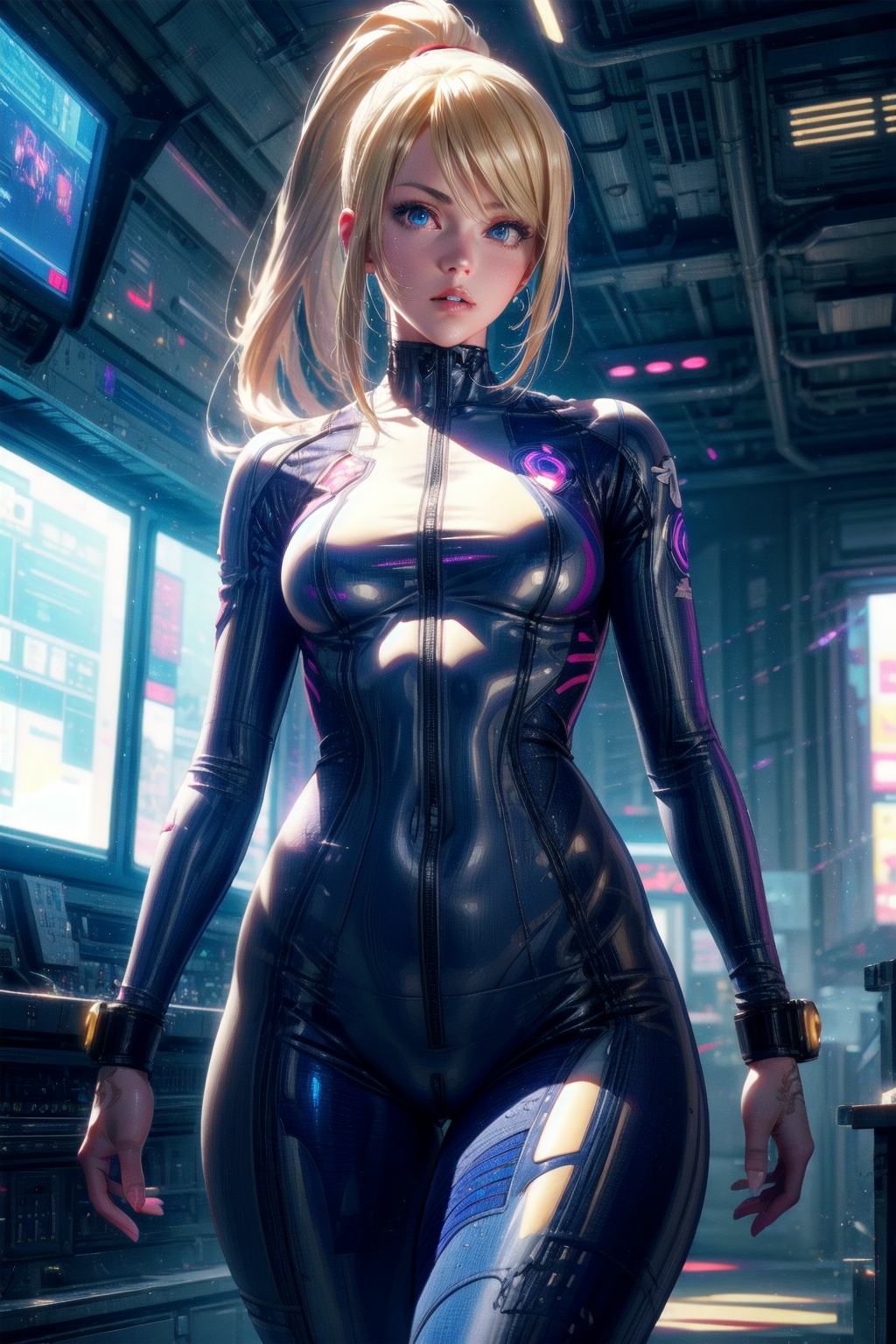 AI Art: Zero suit Samus by @ShadowX13laze | PixAI