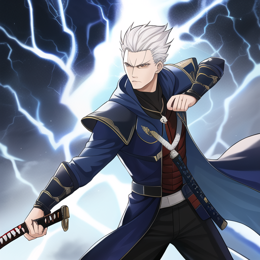 I made a quick fanart of what Vergil might look like in the upcoming anime  : r/DevilMayCry