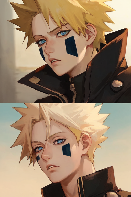 Naruto face detailed