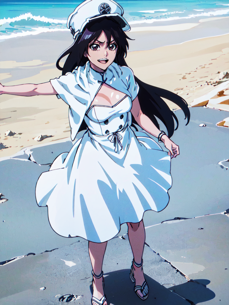 AI Art: Bambietta Basterbine at the Beach (Bleach TYBW) by @Tinkinator |  PixAI