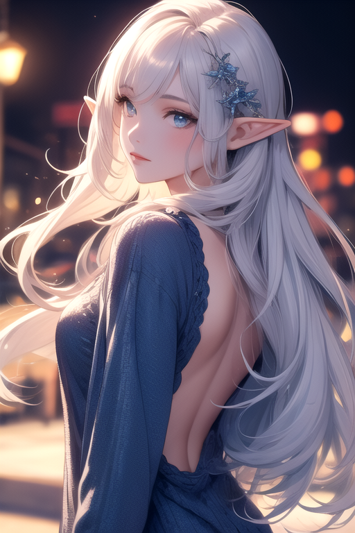 AI Art: Elf by @M10