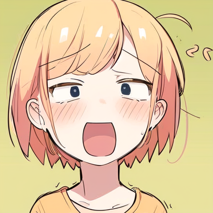 AI Art Confused anime girl by lavendercrow33 PixAI