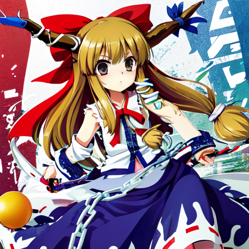 AI Art: Suika Ibuki by @MeltingSlime | PixAI