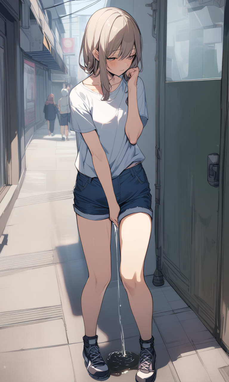 AI　pissing AIイラスト: Peeing 作者 @penis man | PixAI
