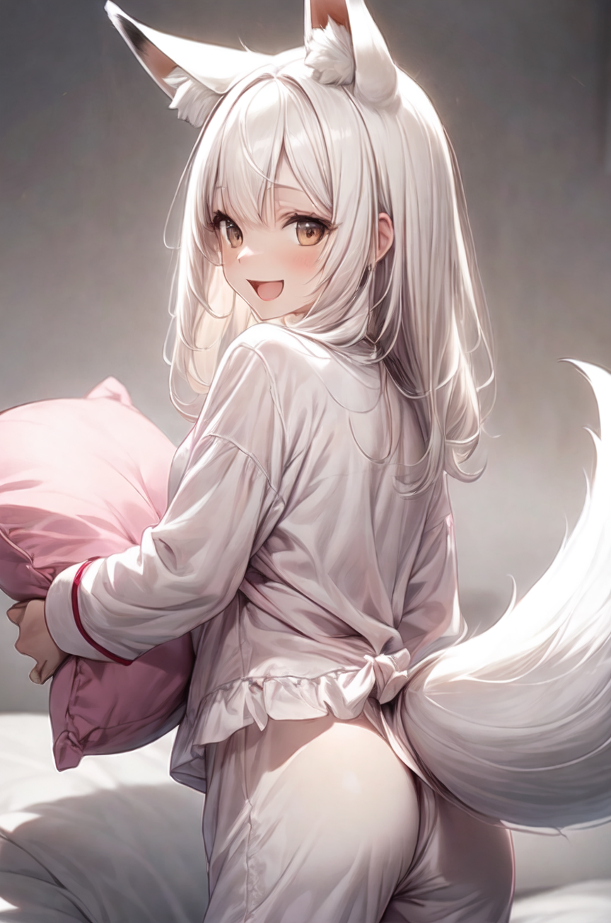 AI Art: fox girl by @Yukishigure | PixAI