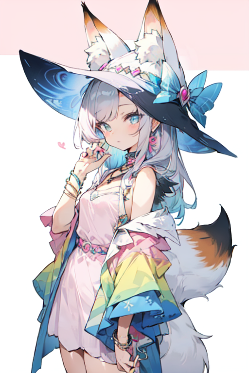 AI Art: 🏳️‍🌈🏳️‍⚧️🧙‍♀️UwU Cute Witch fox UwU