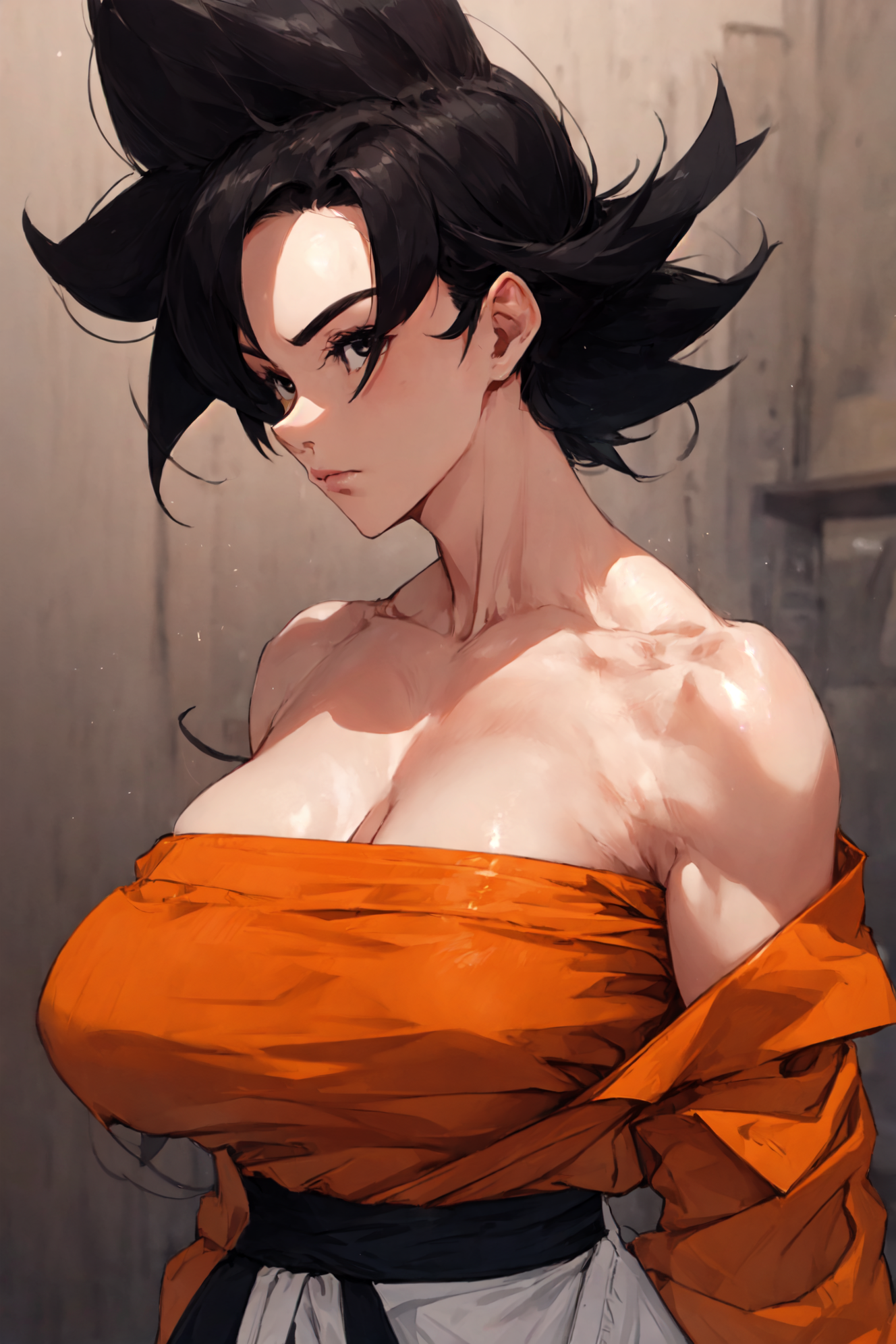 AI Art: Female Goku by @bob.the.builder_#0 | PixAI