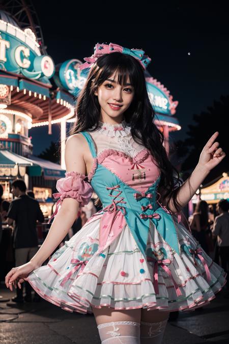甜美 AI Art LoRA Model: Sweet style dress | 甜美风裙子 | PixAI