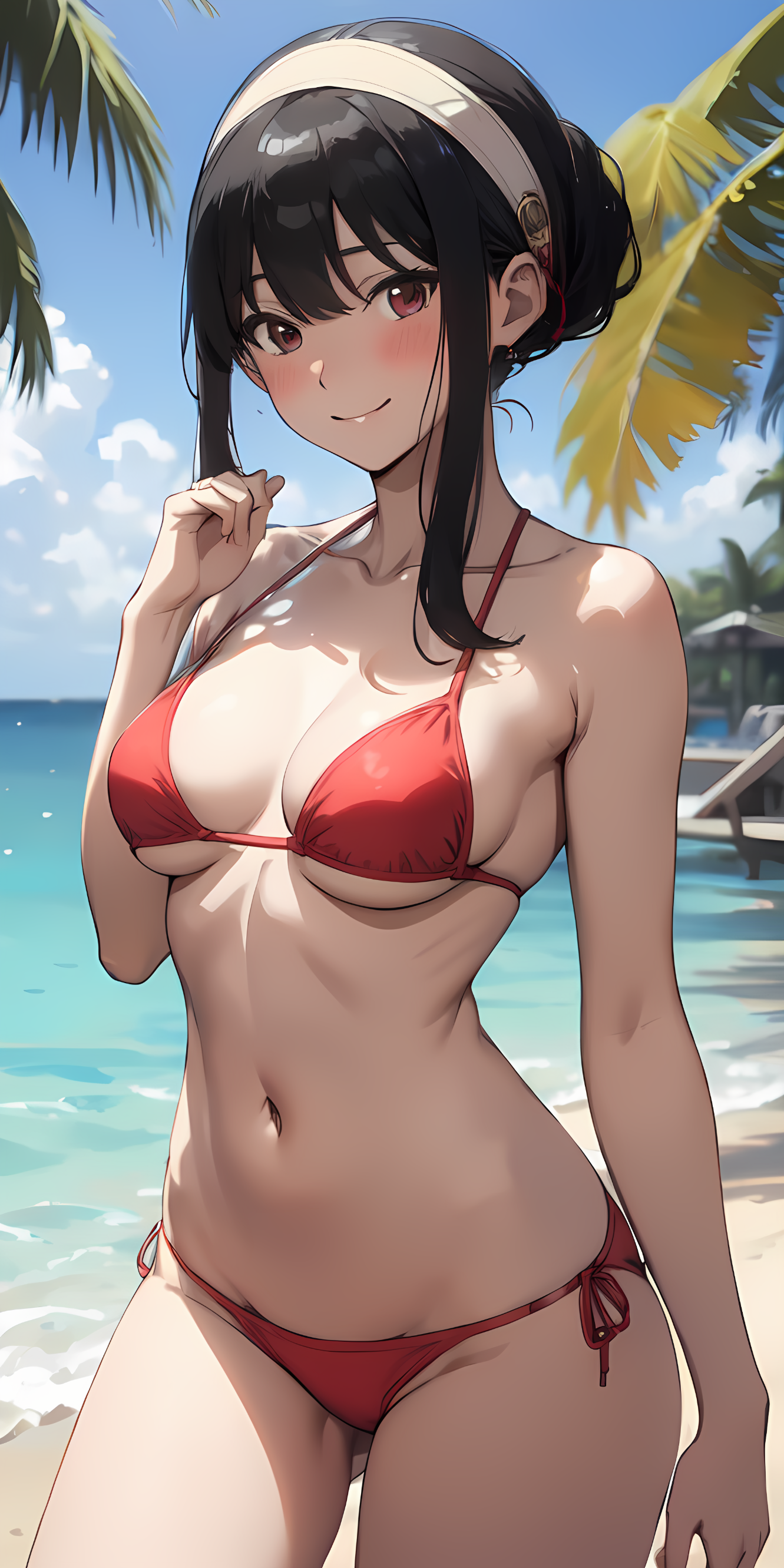 AI Art: Yor Forger bikini by @RaptorX29 | PixAI