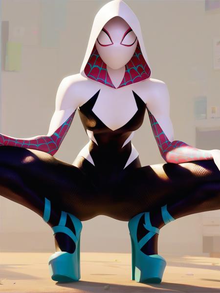 AI Art Model: Gwen Stacy (Spider-Verse) PonyDiffusionXL | PixAI