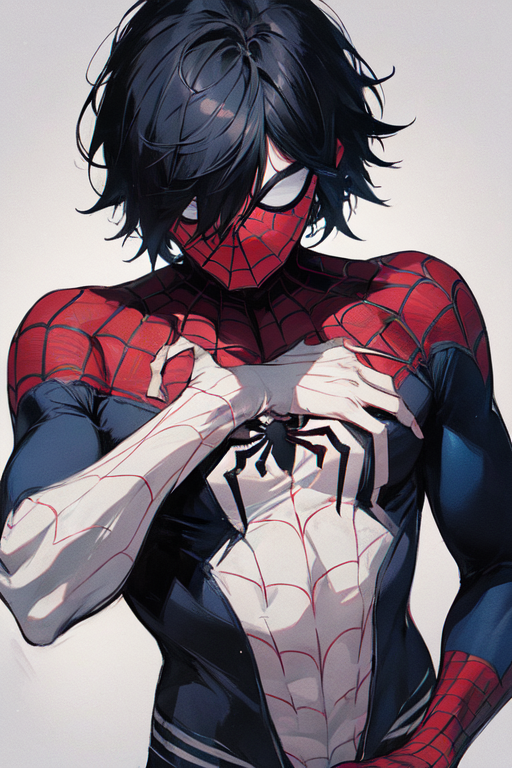 Emo spiderman new arrivals