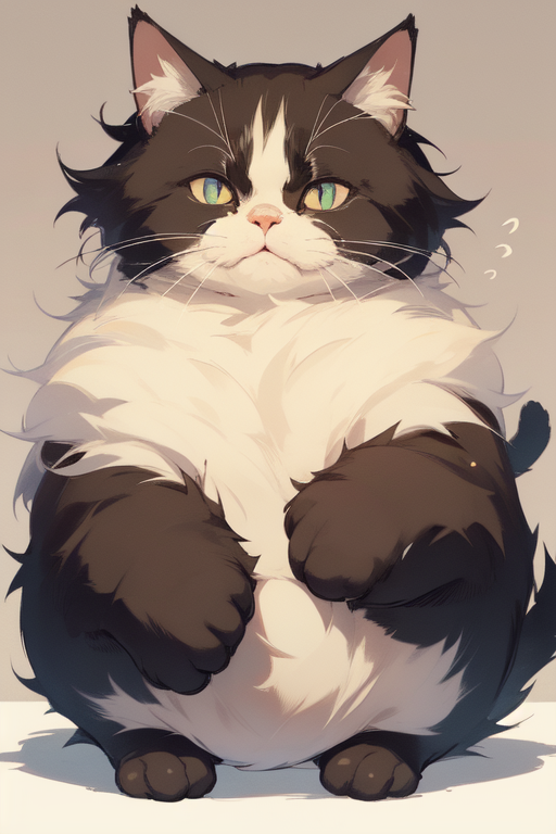 Generative AI Illustration of Furious Hairy Cat with Angry Face and Green  Eyes in Neck Belt Sitting on Smooth Floor while Looking Stock Illustration  - Illustration of portrait, fluff: 279492530