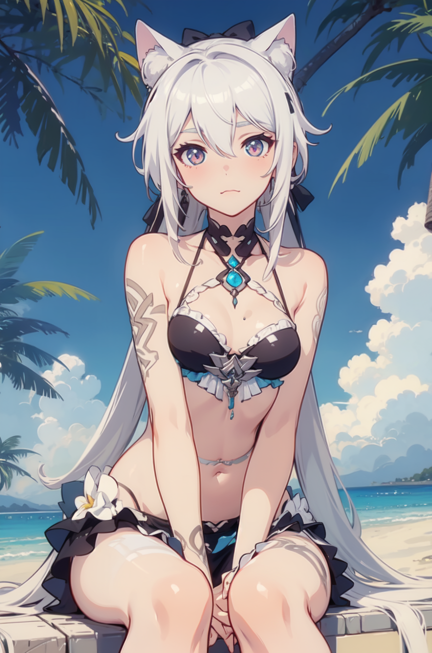 AI Art LoRA Model Kiana Herrscher of finality swimsuit PixAI