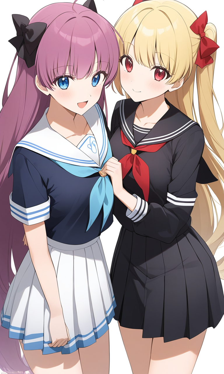 AI Art: 「美少女戦士セーラームーン」 - Aino Minako & Hino Rei by @素晴らしいダンサー様 | PixAI