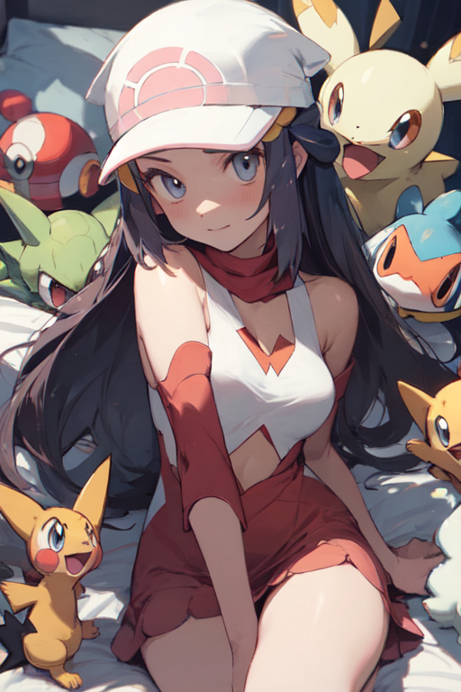 AI Art: Dawn 10 years later (from Pokemon) by @user-1615715788160611082