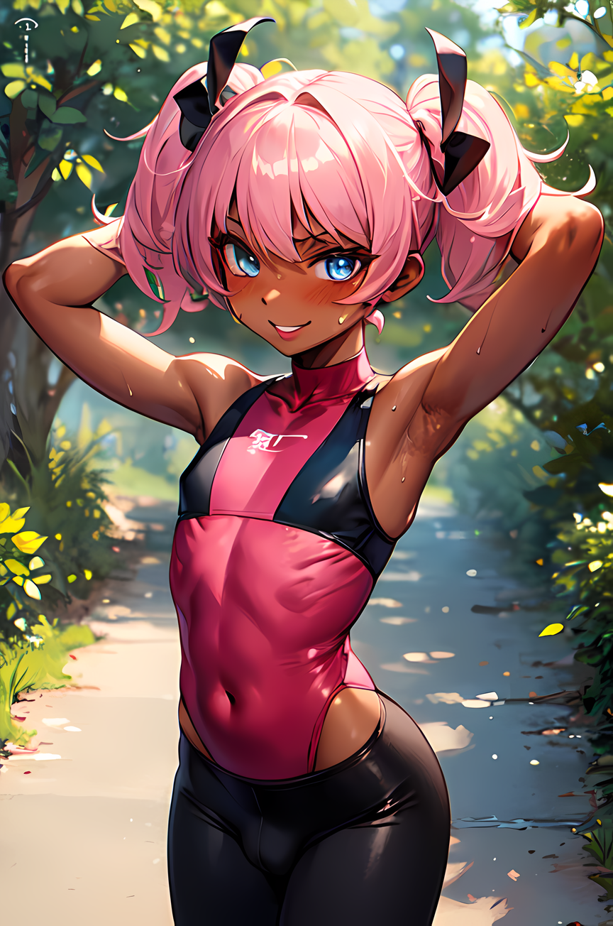 AI Art: Pink femboy by @dark matter | PixAI