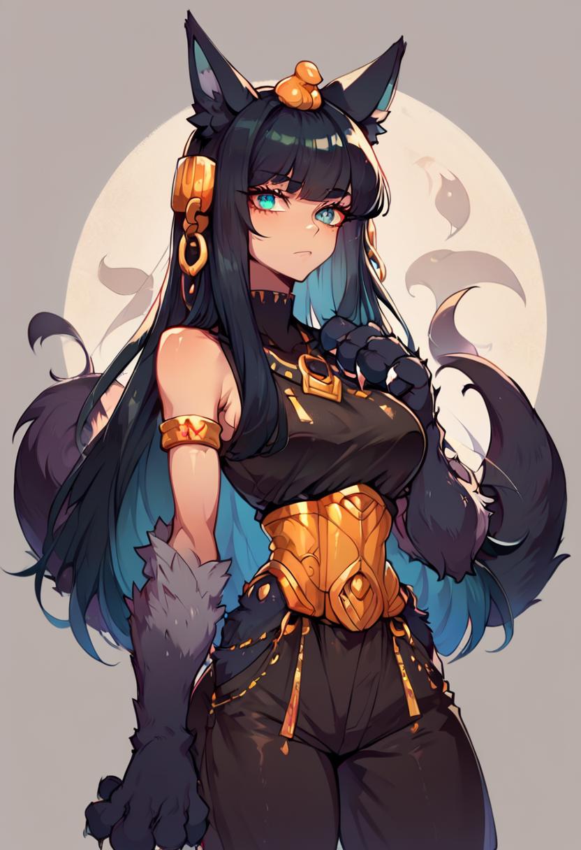 AI Art Model: Monster Girl Encyclopaedia (MGE) - Anubis - Pony | PixAI