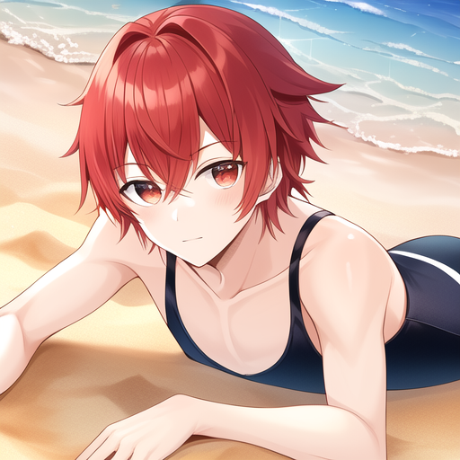 AI Art: Red hair boy by @Naisu