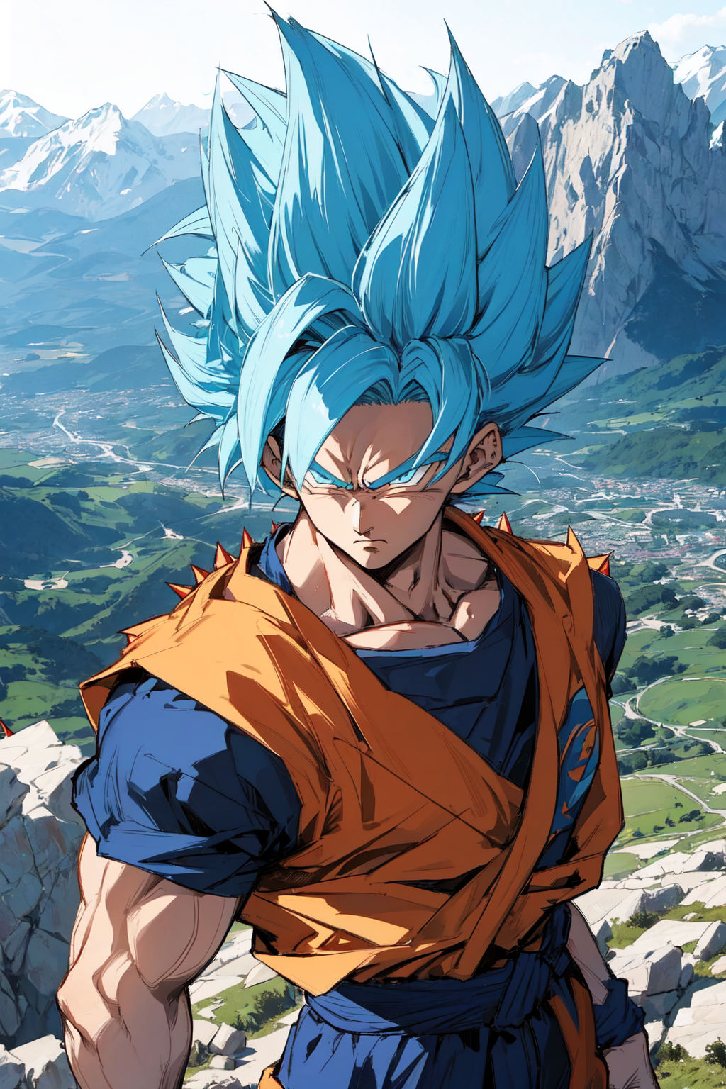 Goku (Super Saiyan Blue) 1 by 345boneshoss on DeviantArt, goku