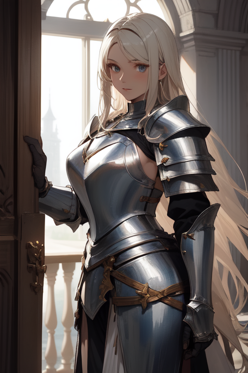 anime female knight armor