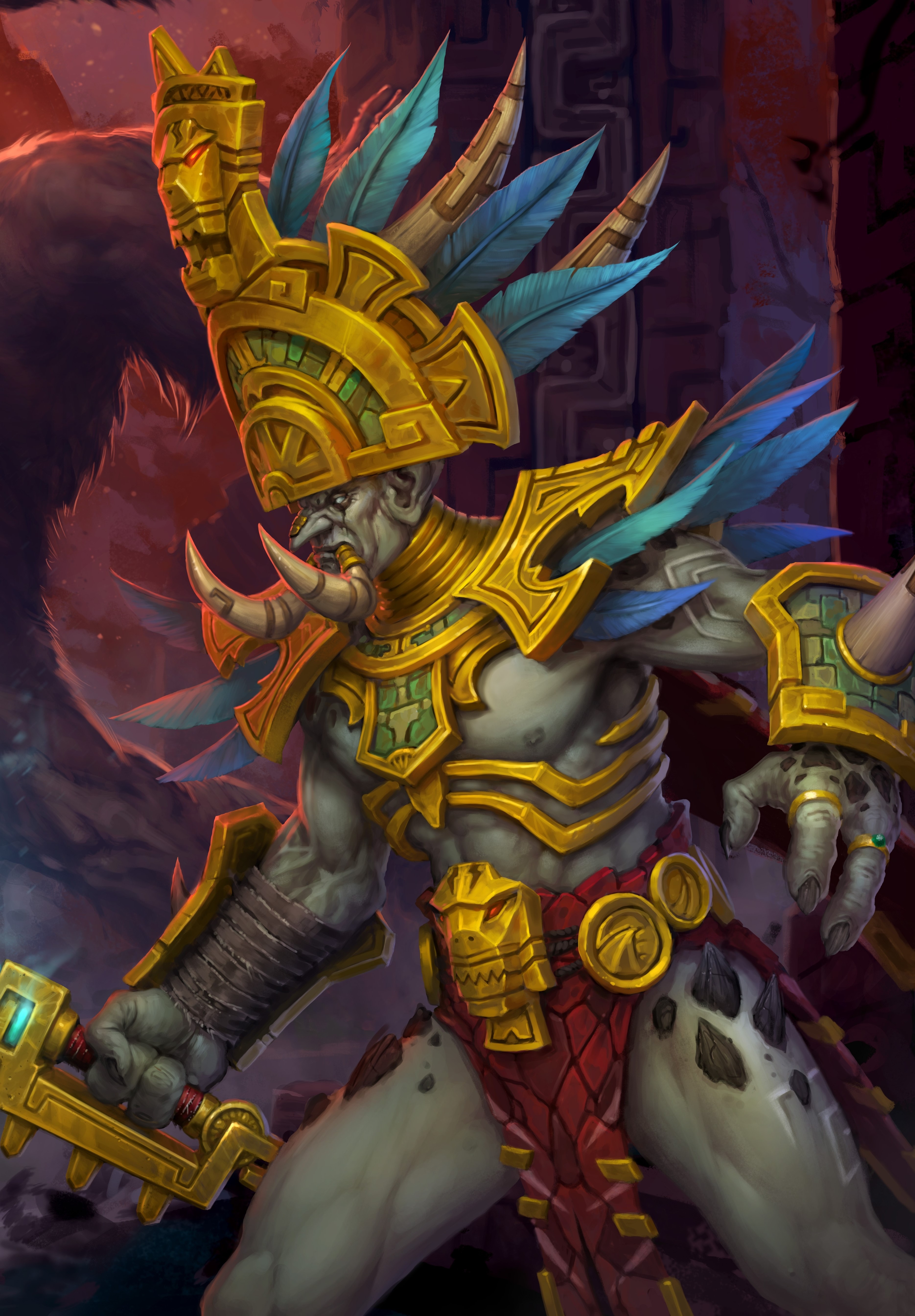 AI Art Model: King Rastakhan (WoW/Warcraft) | PixAI