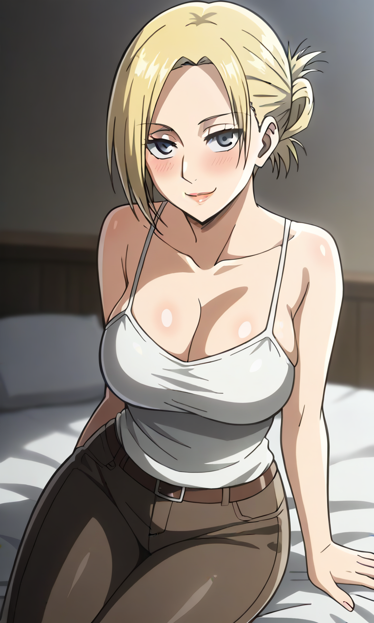 作品名稱: Annie Leonhardt 作者 @anime-lover21 | PixAI