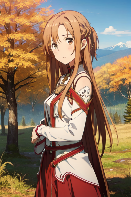 AI Art: Yuuki Asuna by @Phi