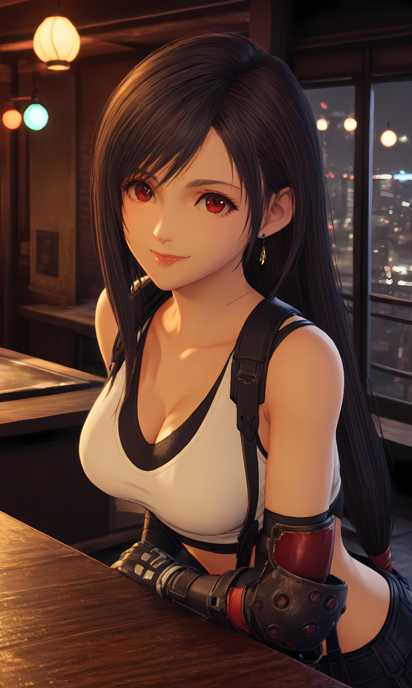 AI Art: tifa lockhart ティファ final fantasy VII remake ファイナルファンタジー 7 リメイク by  @メメシス | PixAI