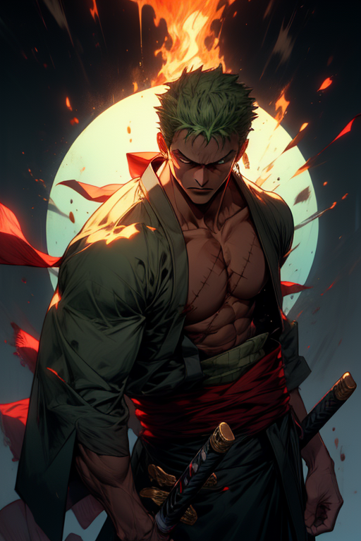 Roronoa Zoro (VersionToryama ) momo_sama_935 - Illustrations ART street